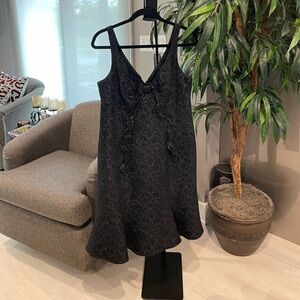 Rickie Freeman for TERI JON black dress. Size 12